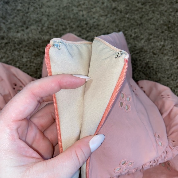 Anthropologie Corey Lynn Calter Pink Strapless Sweet Pea Dress - Picture 6 of 10